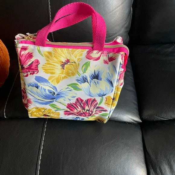 Kate Spade Pink and Yellow Floral Tote - Picture 4 of 4